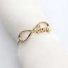 Anillo de dama “Infinito LOVE” 10k