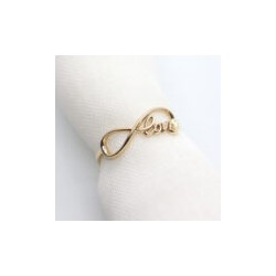 Anillo de dama “Infinito LOVE” 10k