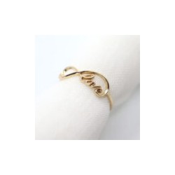 Anillo de dama “Infinito LOVE” 10k