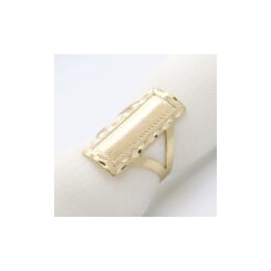 Anillo de dama “LISO PERSONALIZABLE” 10k