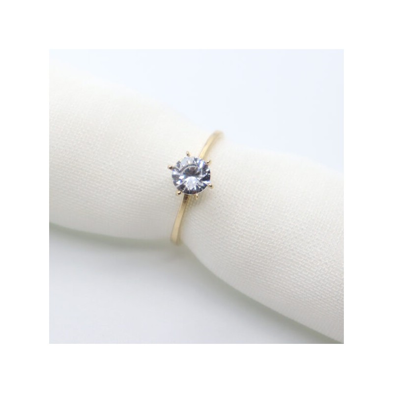 Anillo de compromiso Solitario 10k