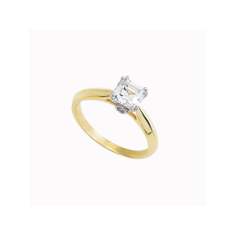 Anillo de compromiso Solitario 10k