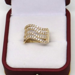 Anillo de Dama “OLAS” 10k