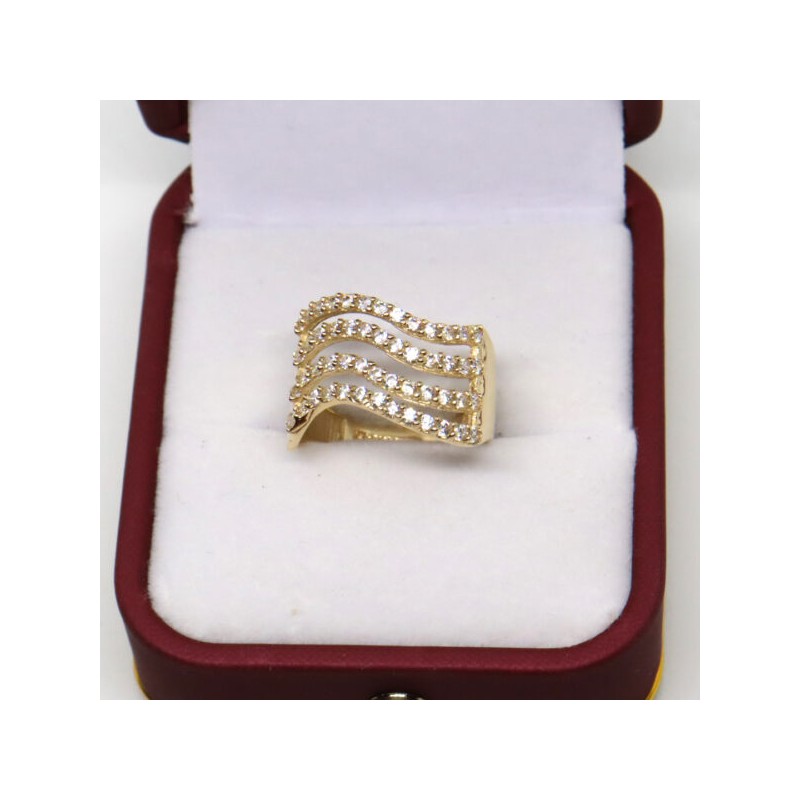 Anillo de Dama “OLAS” 10k