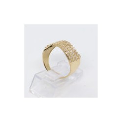 Anillo de Dama “OLAS” 10k