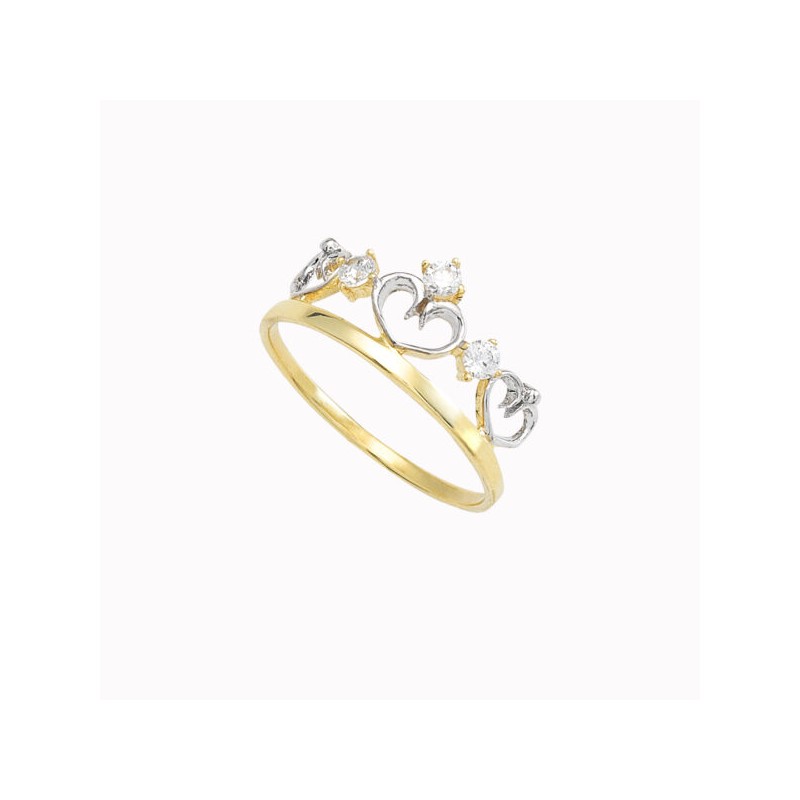 Anillo de Dama “TIARA” 10k
