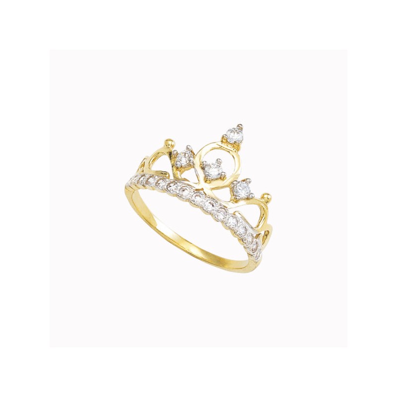Anillo de Dama “TIARA” 10k