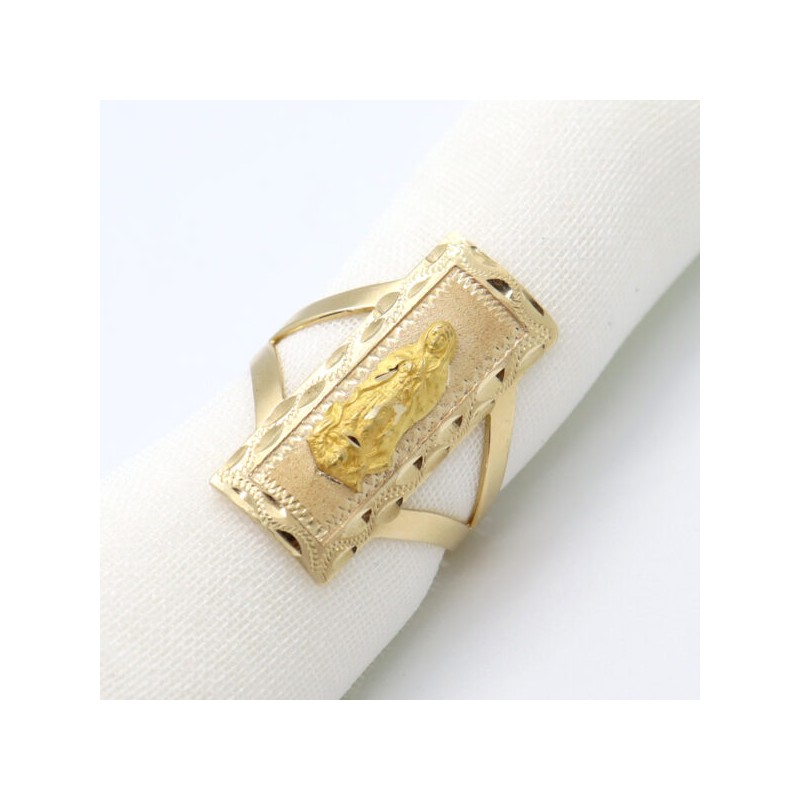 Anillo de dama “VIRGEN” 10k
