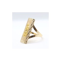 Anillo de dama “VIRGEN” 10k