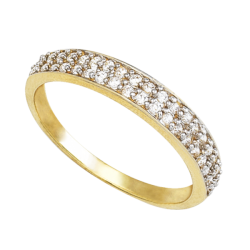 Anillo Para Dama «DESTELLANTE» Oro 10k