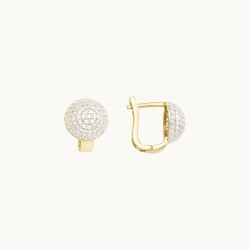 Aretes «BRILLANTE» oro 10k