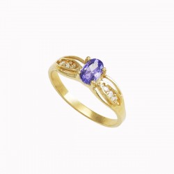 Anillo Para Dama «LILA» Oro 10k