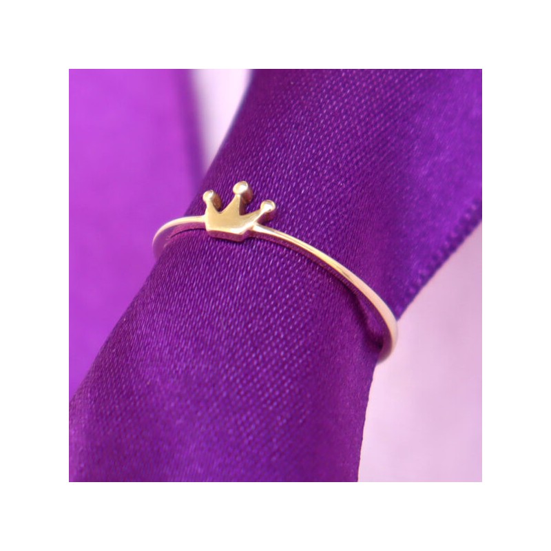 Anillo Para Dama «Linda Coronita» Oro 10k