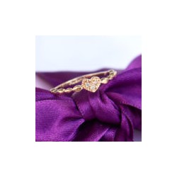 Anillo Para Dama «PROMESA DE CORAZÓN» Oro 10k