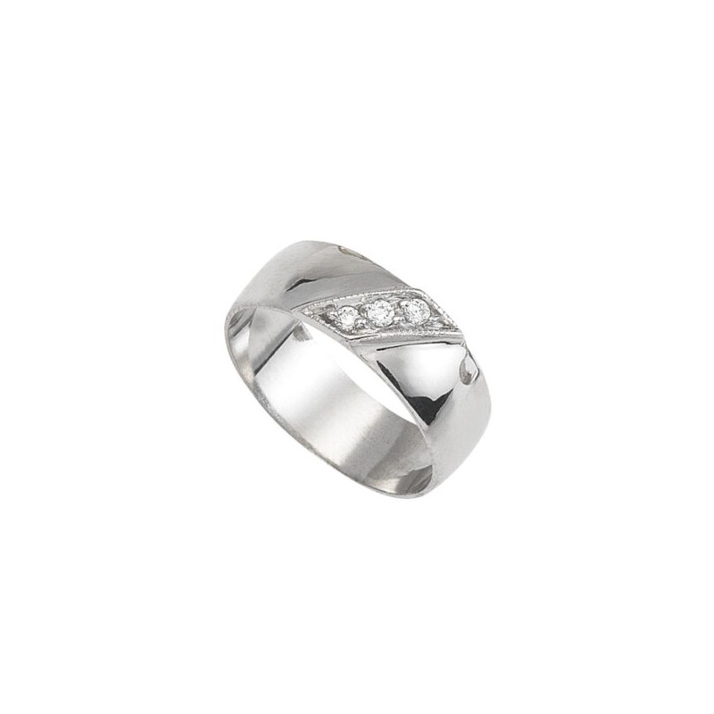 Argolla de Compromiso «ALMAS UNIDAS» Oro 10k