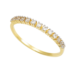 Anillo Para Dama «SKINNY SHINY» Oro 10k