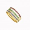 Anillo Para Dama «TRICOLOR» Oro 10k