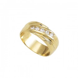 Argolla de Matrimonio «UNA INFINIDAD A TU LADO» Oro 10k