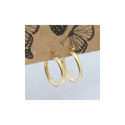 Arracada «OVALADA» Oro 10k