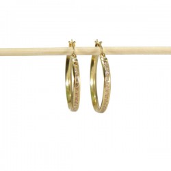 Arracadas Canal 2.5 cm