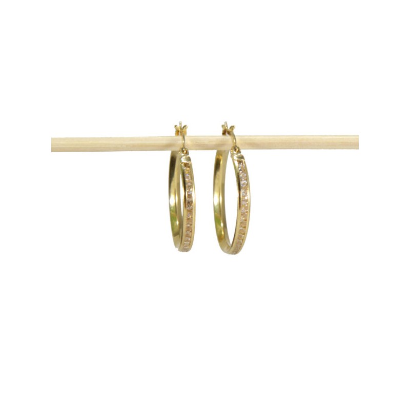 Arracadas Canal 2.5 cm