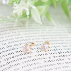 Broquel «BRILLANTE» Oro 14k