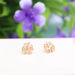 Broquel «UNICORNIO TRICOLOR» Oro 14k