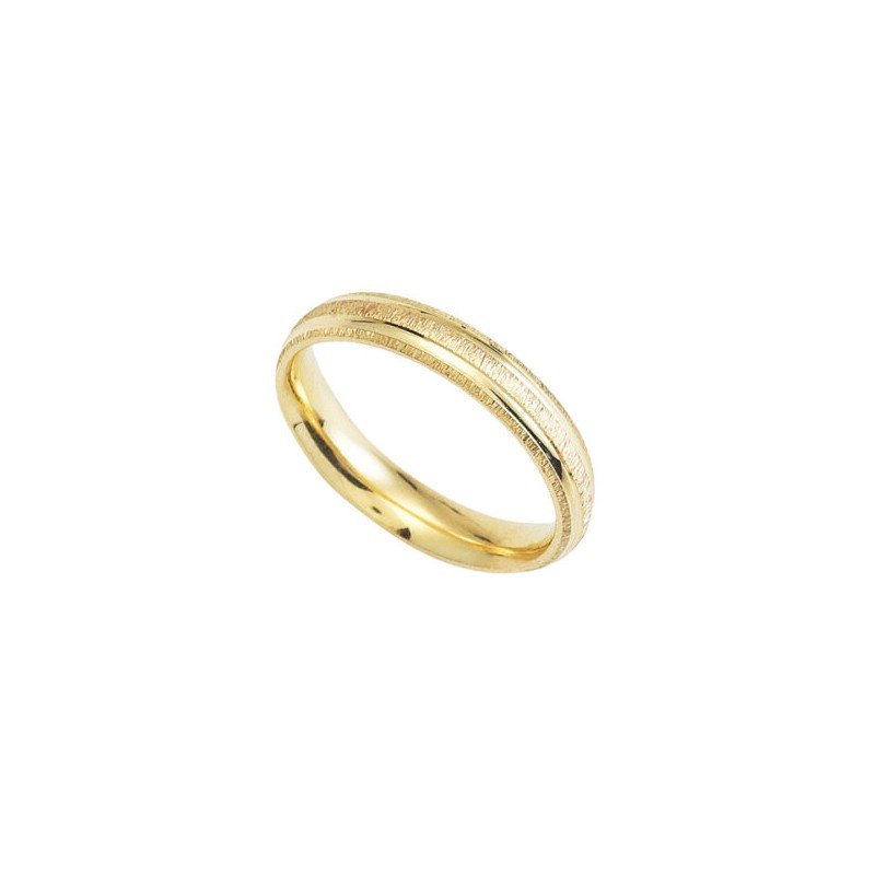 Argolla de Matrimonio «SKINNY SHINY» Oro 10k