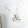 Cadena y Dije «CORAZÓN 15 AÑOS» oro 10k