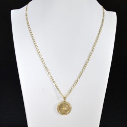 Cadena y Medalla “Espíritu Santo Amarilla Mediana”