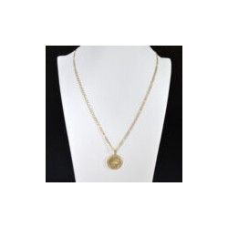 Cadena y Medalla “Espíritu Santo Amarilla Mediana”