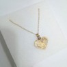 Cadena y Dije «CORAZÓN MIS XV AÑOS CH» oro 10k | JOYERIAS GALERIAS
