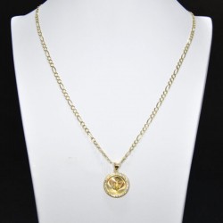 Cadena y Medalla “Espíritu Santo Tres Oros Chica”