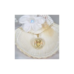 Cadena y Medalla “Espíritu Santo Tres Oros Chica”