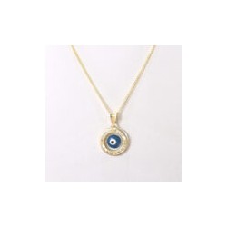 Cadena y Dije “Ojo Turco” Oro 10k