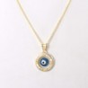 Cadena y Dije “Ojo Turco” Oro 10k