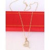 Cadena y Dije de Corazón con Piedras