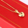 Cadena y Dije de Corazón Latiendo Oro 10k