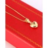 Cadena y Dije de Corazón Latiendo Oro 10k