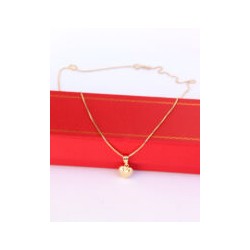 Cadena y Dije de Corazón Latiendo Oro 10k