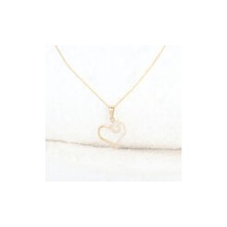Dije y cadena «CORAZON» Oro 10k