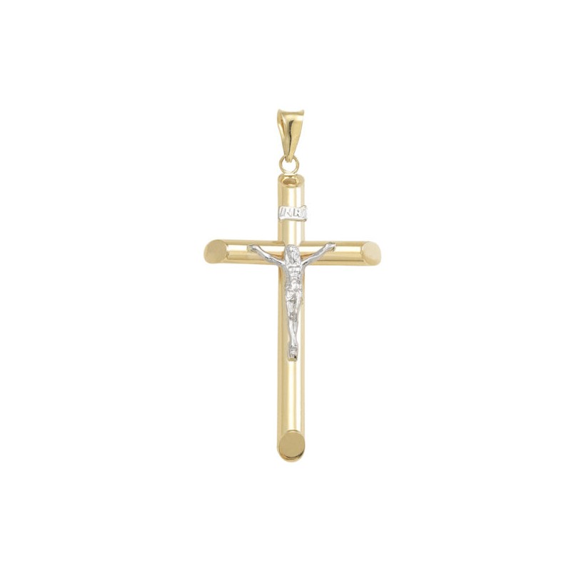 Dije «CRISTO TUBULAR MED.» Oro 10k