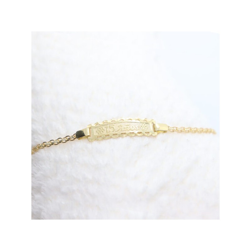 Esclava «HOLANES» XV años Oro 10k