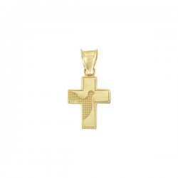 Dije «CRUZ MINI ESPIRITU SANTO» Oro 10k