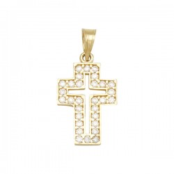 Dije «CRUZ MINI PUREZA» Oro 10k