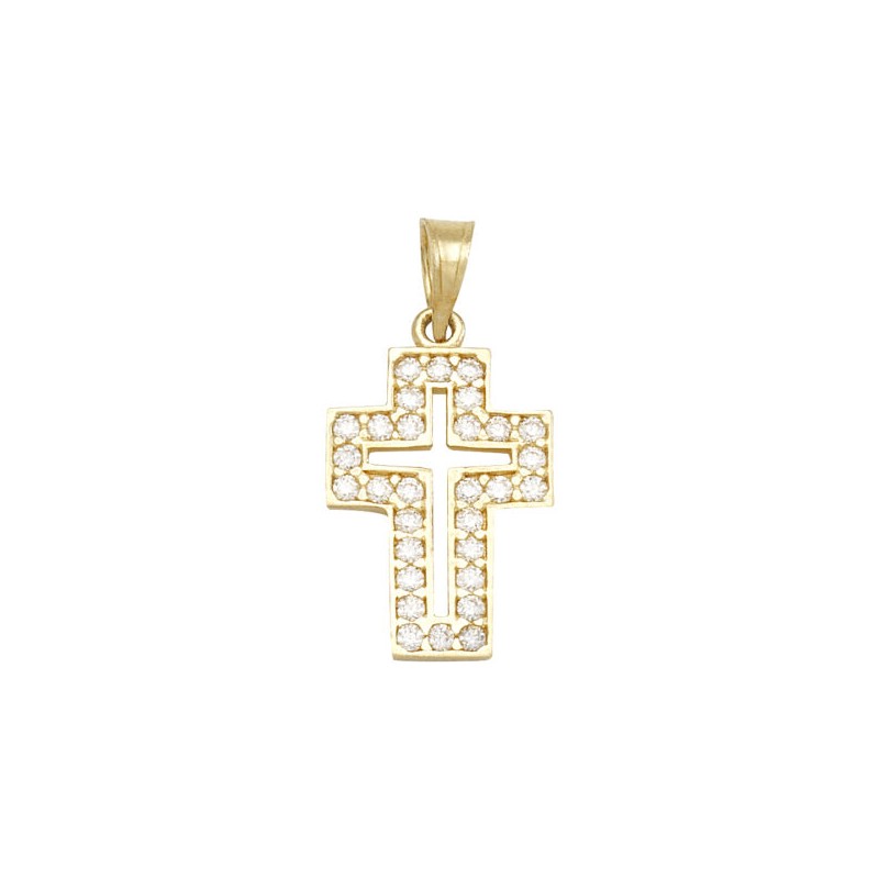 Dije «CRUZ MINI PUREZA» Oro 10k