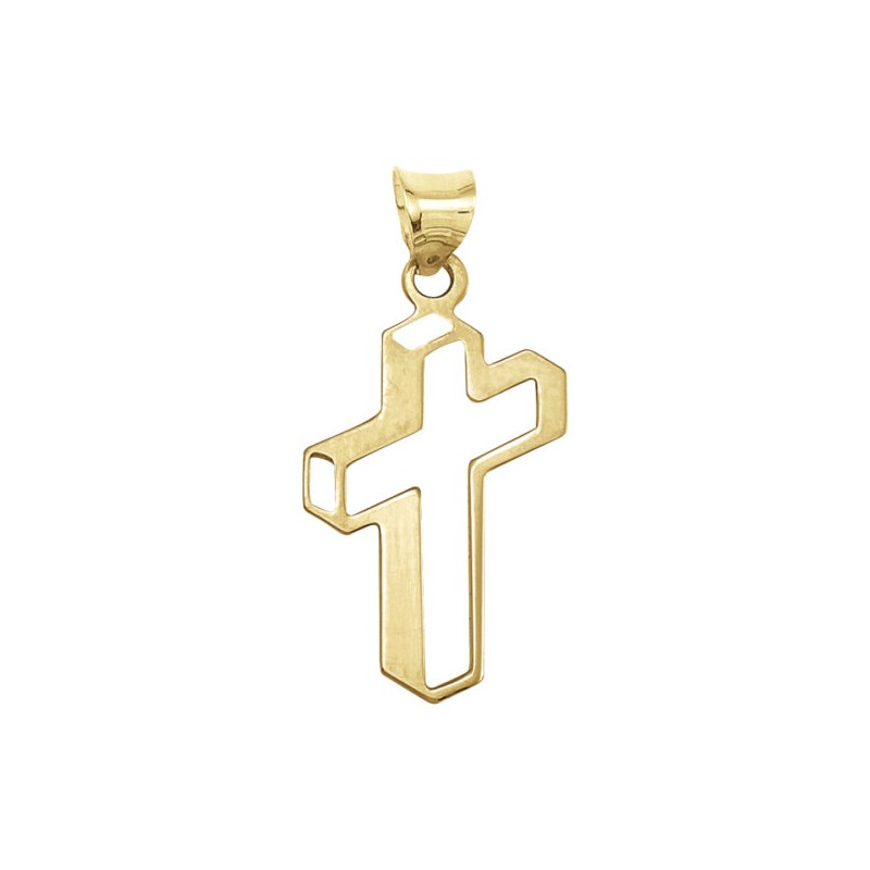 Dije «CRUZ SILUETA» Oro 10k