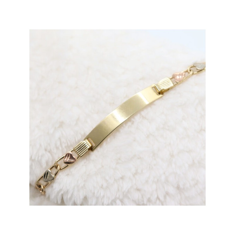 Esclava de niños “CORAZONES” 12.5 cm