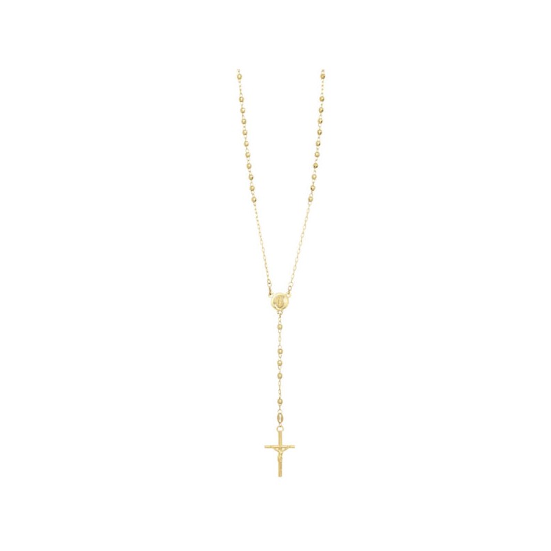 Rosario oro amarillo «Virgen Maria» oro 10k